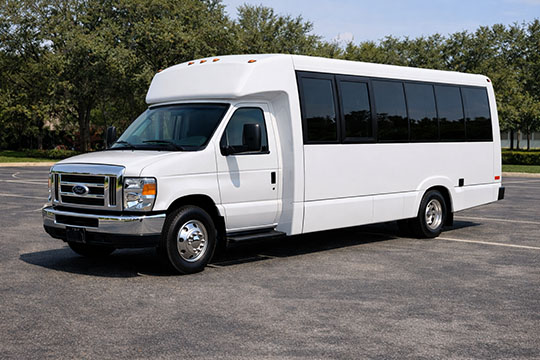 18-passenger minibus available for charter in Antioch, CA