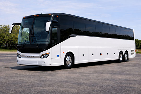 56-passenger charter bus available for charter in Antioch, CA